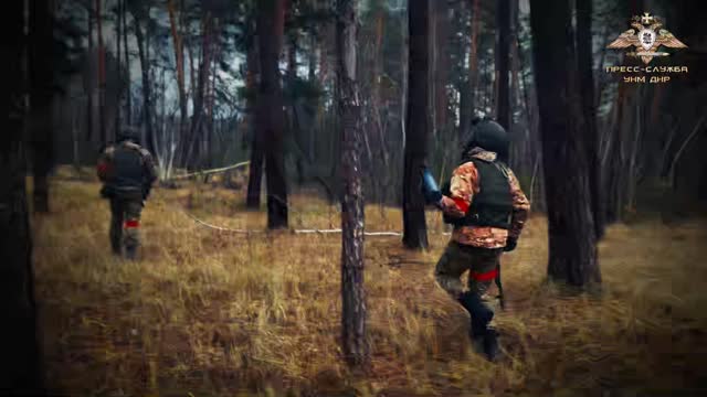 Special unit of the 238th Artillery Brigade of the RF Armed Forces at training