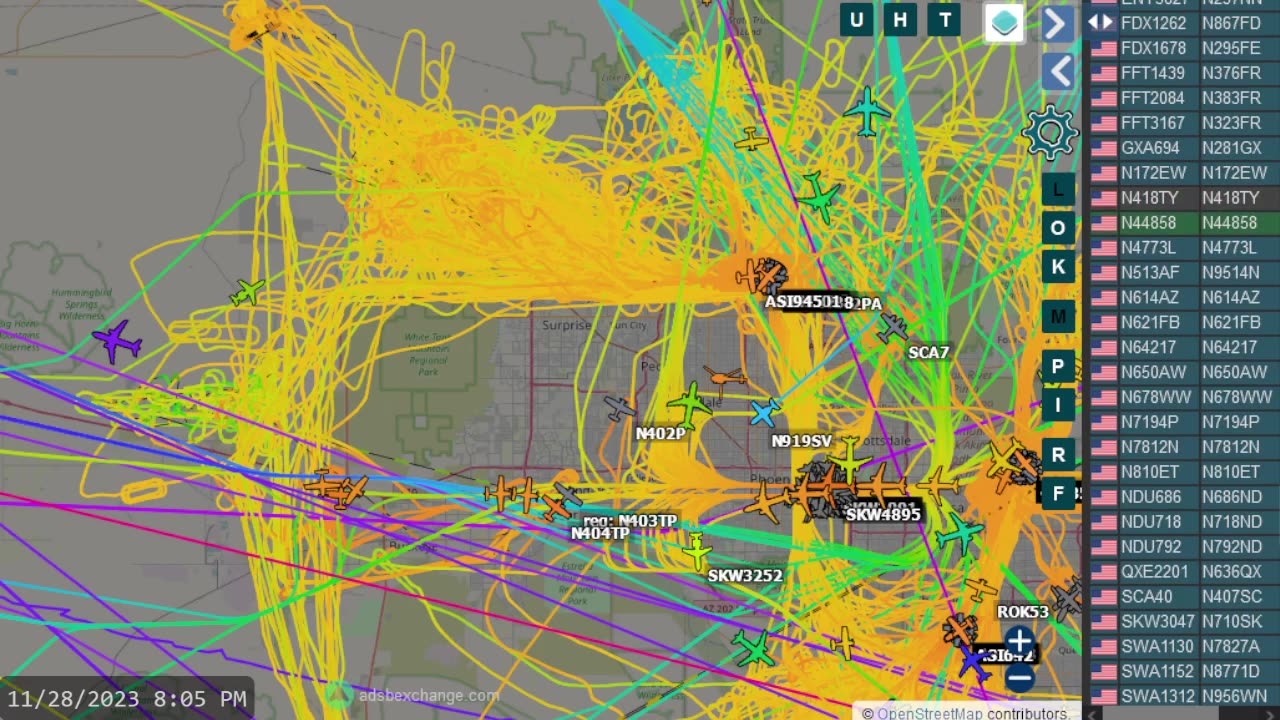 Bank of Utah Callsign Sweep - Nov 28th 2023 -