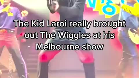 The Kid Laroi really brought out The Wiggles at his Melbourne show