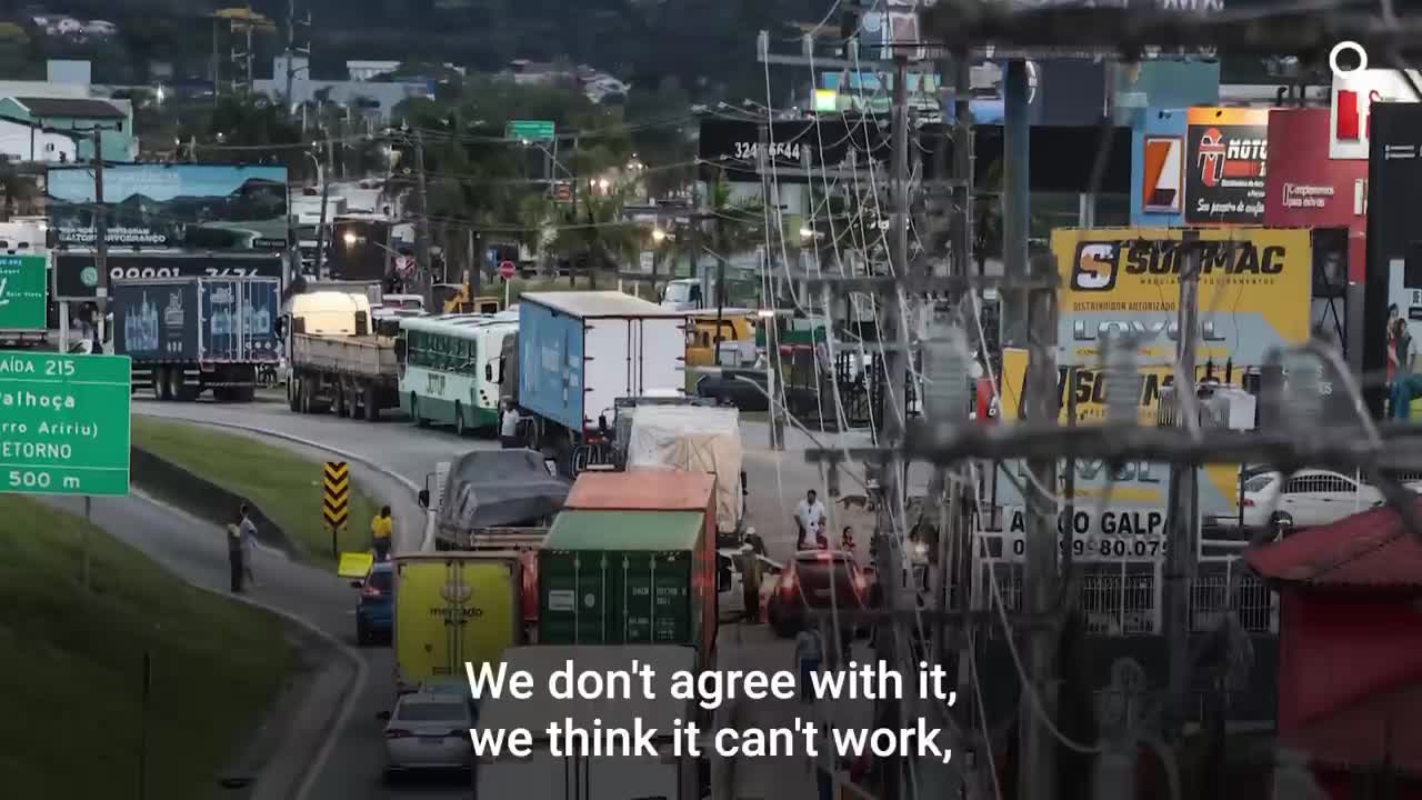 Brazil election: Bolsonaro calls on protesters to end blockades on nation's roads