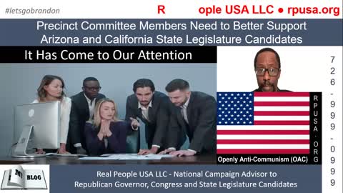 Precinct Committee Members Need to Better Support AZ and CA State Legislature Candidates