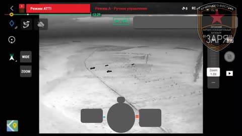 Repelling a Ukrainian attack by the Zarya DNR battalion, using drones, artillery and MLRS.