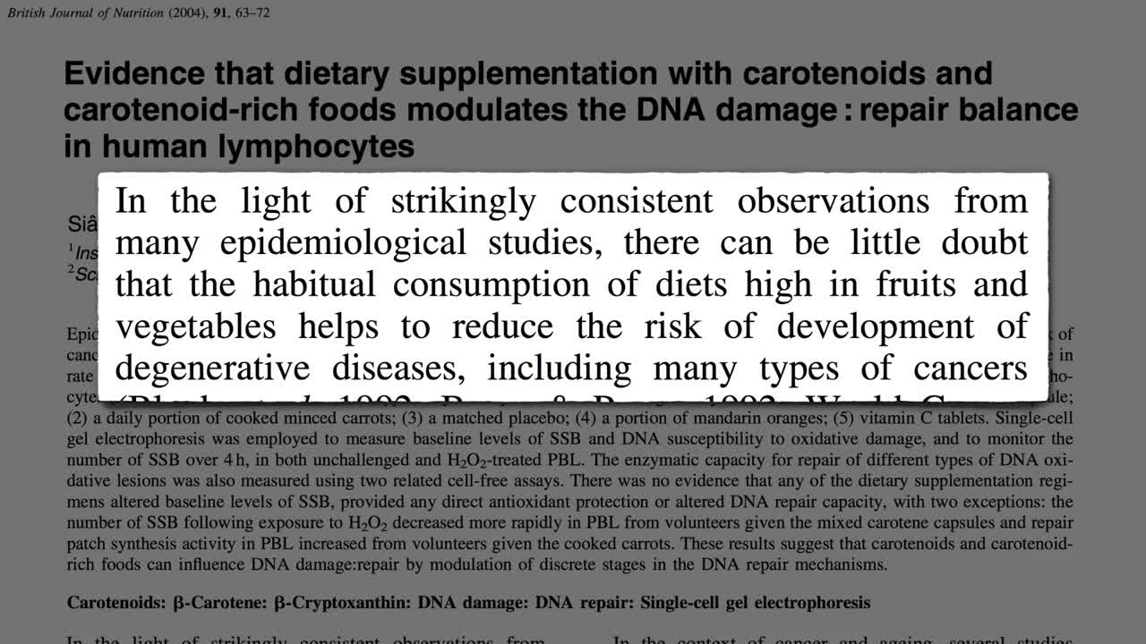 Which Fruits and Vegetables Boost DNA Repair?