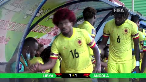 Libya v Angola FIFA World Cup Qatar 2022 Qualifier Match Highlights