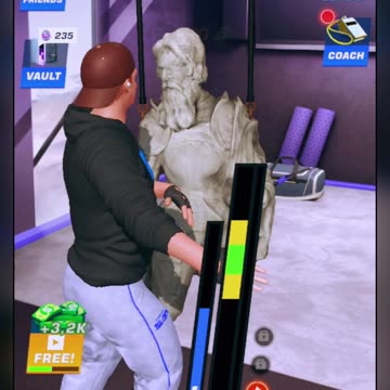 POWER SLAP - GG23 Treinando SLAP no busto de marmore - 211123 - 01