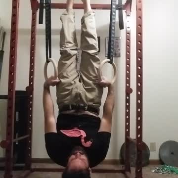 Inverted False Grip Rings Dead Hangs