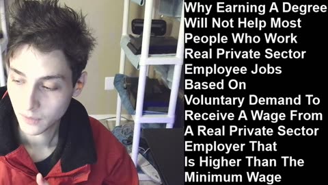 Outtake #208 Of Why A Degree Cannot Help Most People Who Work Employee Jobs Earn Above Minimum Wage