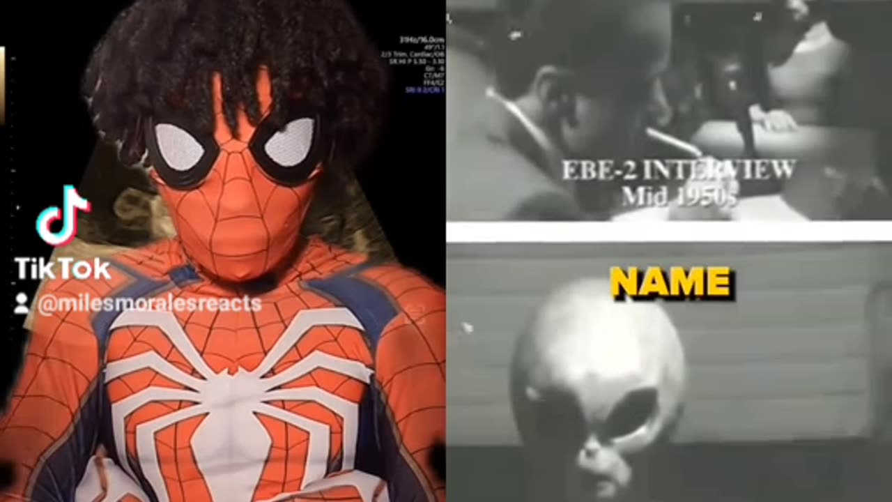 Spiderman Reacts To Aliens Found In 1950