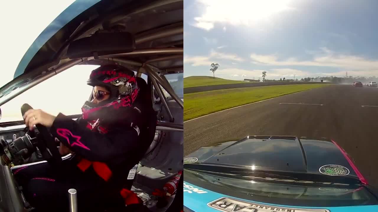 Kelly Wong from Sleeka Spares at Top Gear Festival Sydney Motorsport Park 2013