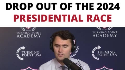 Charlie Kirk Why Mike Pence Needs to Drop Out of the 2024 Presidential Race