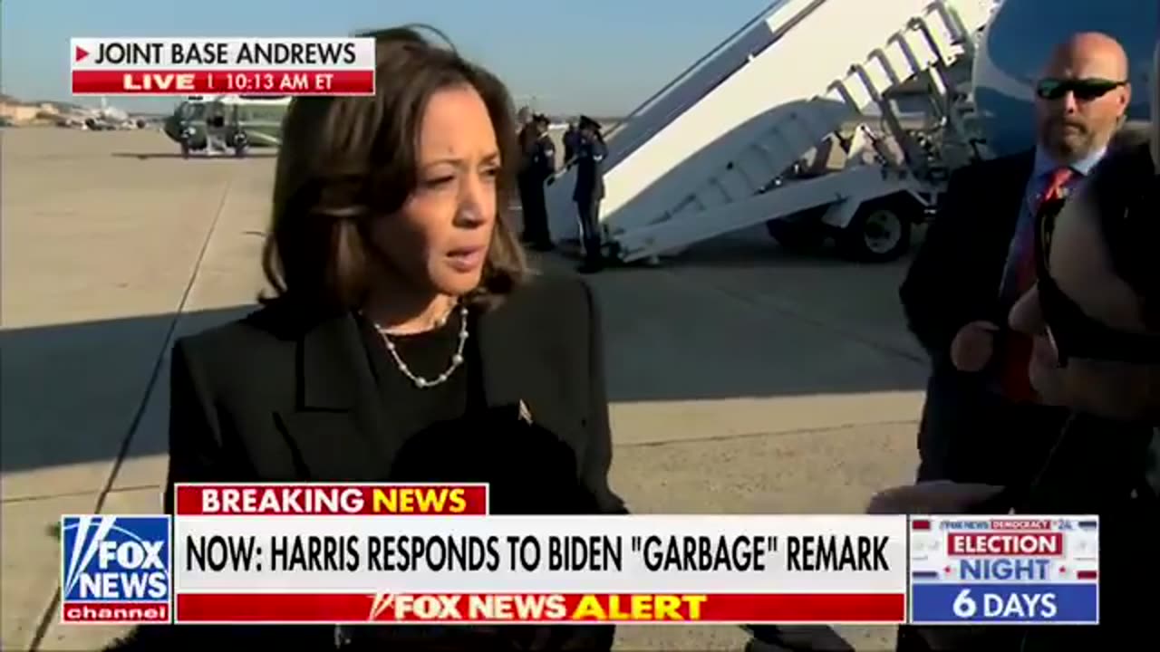 Kamala admits she spoke to Biden AFTER he called President Trump's supporters