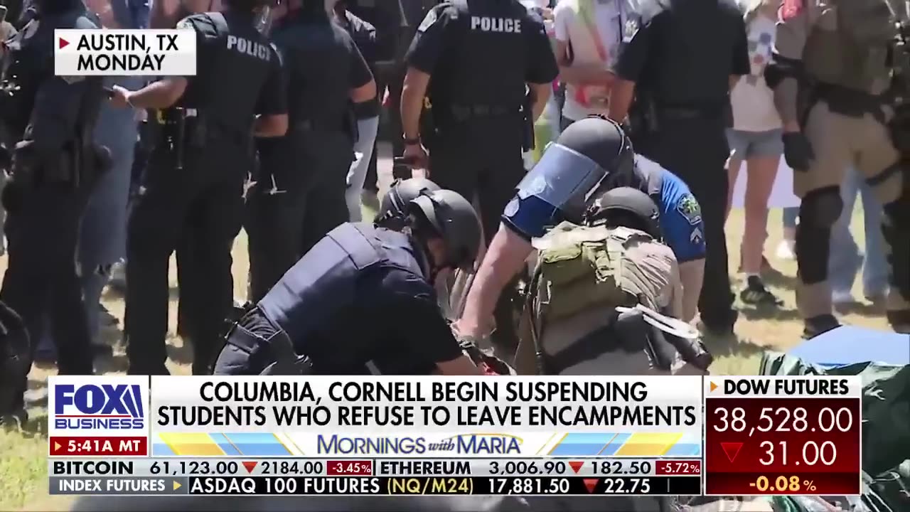 Roberts warns college protests may lead down violent path