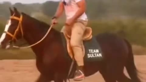 Welcome Feroz khan...!Horse Riding...!