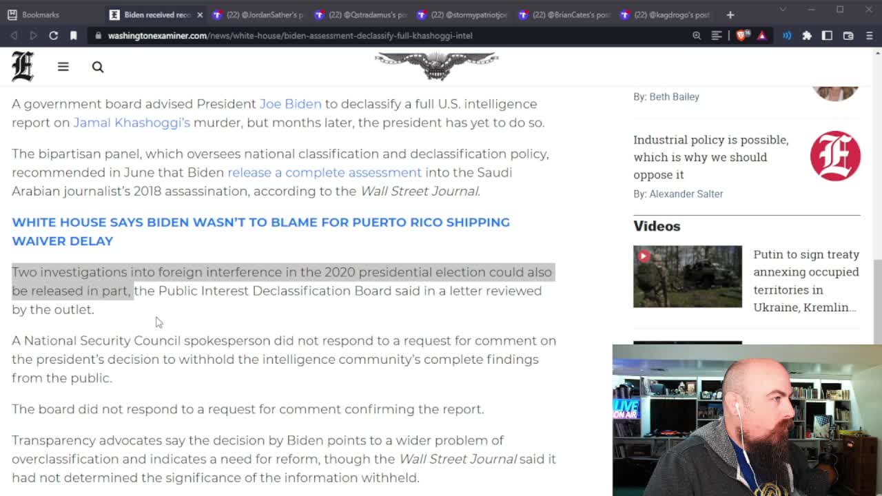 PIDB Recommends Full Declas of Khashoggi Report & Partial Release of Two Investigations Into 2020
