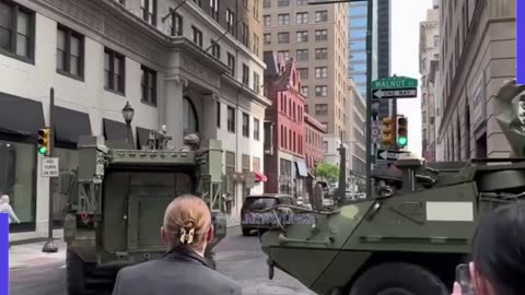 APCs Spotted In Philadelphia, Witnesses Told Military Strategically Placing Equipment Throughout North America Around