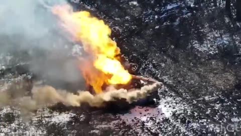 Footage of A Grenade Dropped Perfectly into the Hatch of a Russian Tank