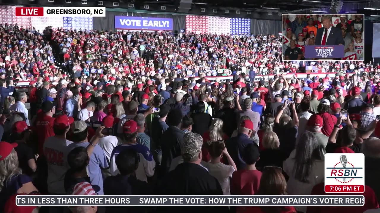 FULL SPEECH: President Trump Holds a Rally in Greensboro, NC - 10/22/24