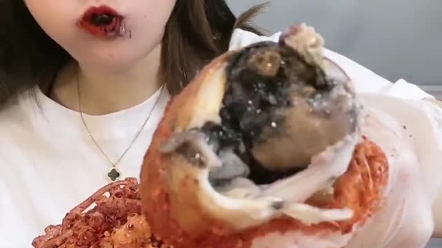 ASMR eating Spicy Seafood 🔥🔥🔥