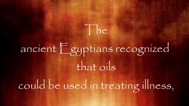 Essential Oil history