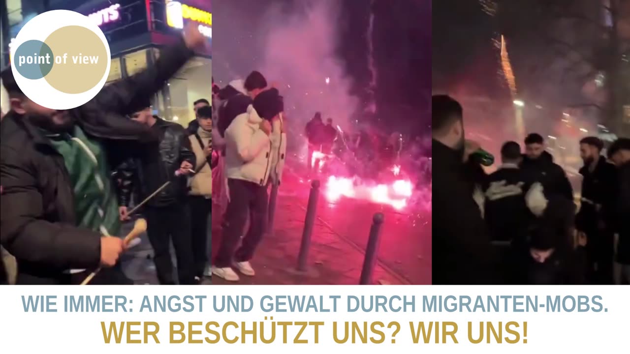 GEWALT zu Silvester 2023: Migranten-Gewalt und die erlernte Hilflosigkeit der Deutschen.