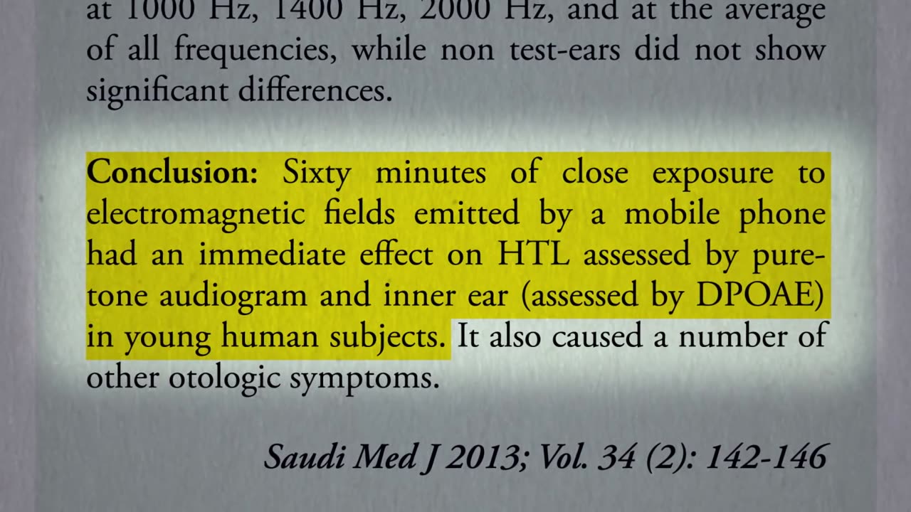 Effects of EMF radiation (must watch)