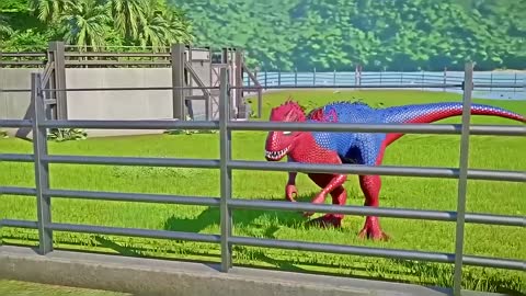 Spiderman, Batman, Joker, Hulk, Flash, Brachiosaurus Color Pack Dinosaurs Fighting Jurassic World