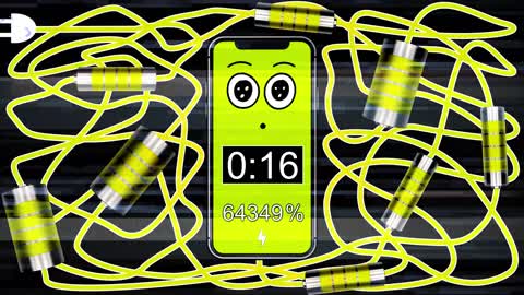 Overcharging Phone Battery !!950399% [2 Minute Timer Bomb] ⚡