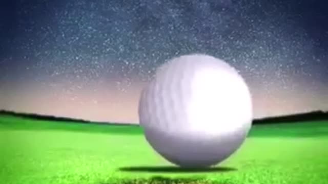 Animation close-up of golf