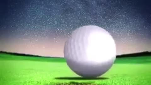 Animation close-up of golf