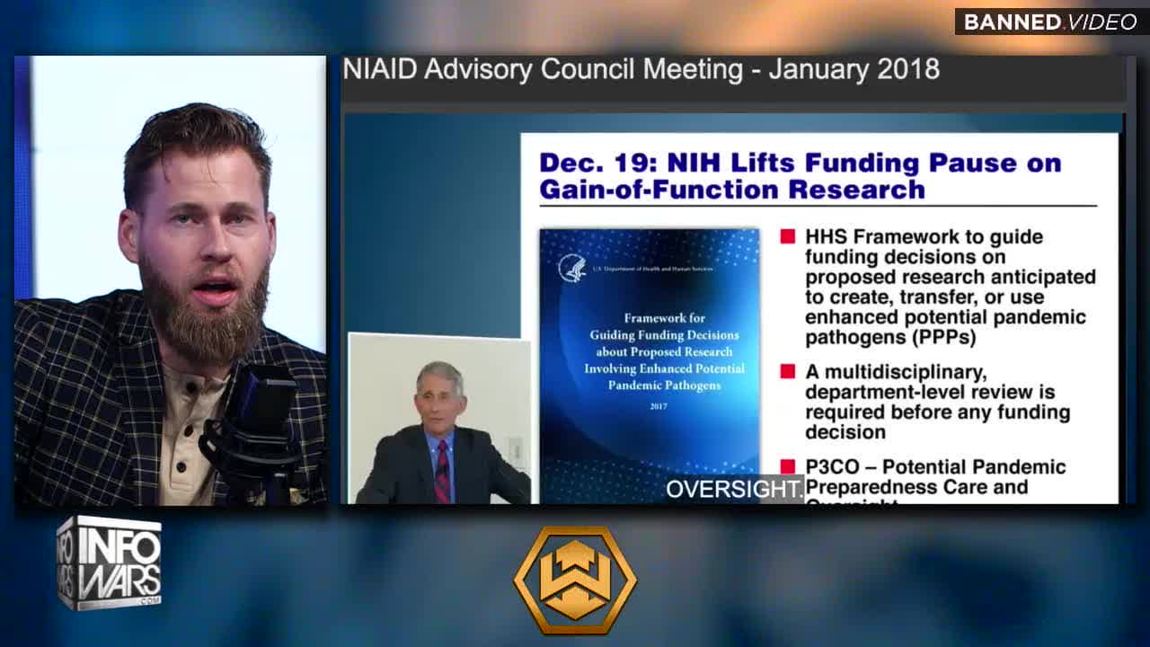 nthony Fauci ADMITS He Promoted Pandemic Gain Of Function Research in 2018 Despite Continued Denial