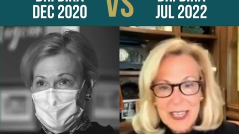 Dr. Birx knew that the vaccines won't prevent infection, but lied to the people