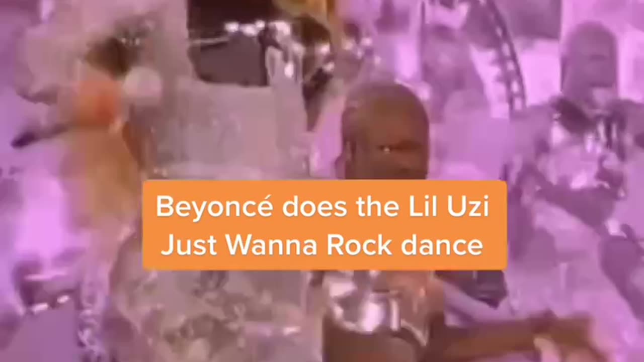 Beyoncé does the Lil Uzi Just Wanna Rock dance