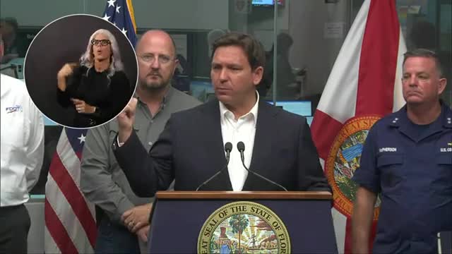 DeSantis shuts down reporter at hurricane briefing: 'Stop politicizing'