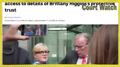 Linda Reynolds wins Legal Bid to view Details of Brittany Higgins --2.3mil -Trust Fund