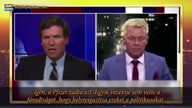 Tucker Carlson interjúja Rob Roos európai parlamenti képviselővel a Pfizer botrány kapcsán