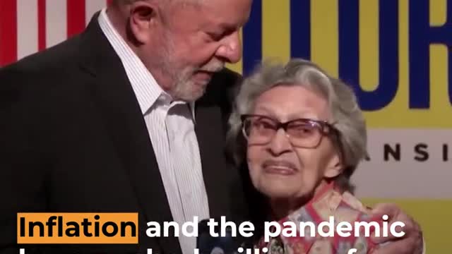 Brazilian President-elect Lula breaks down on stage | Al Jazeera Newsfeed