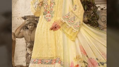 2021 latest heavy embroidered Pakistani style dresses#sober & decent one color dress designing ideas