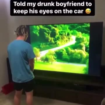 Told My Drunk Boyfriend To Keep His Eyes On Ther Car