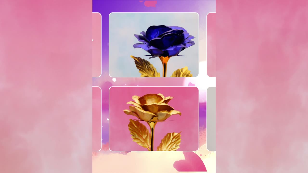Valentines Day Gifts, Rainbow Valentines Rose Flower Gifts For Mom from Daughter and Son