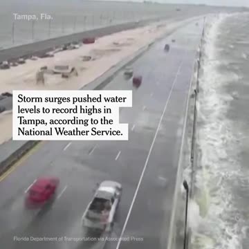 Hurricane Helene lashed Florida’s Big Bend region overnight with powerful gusts