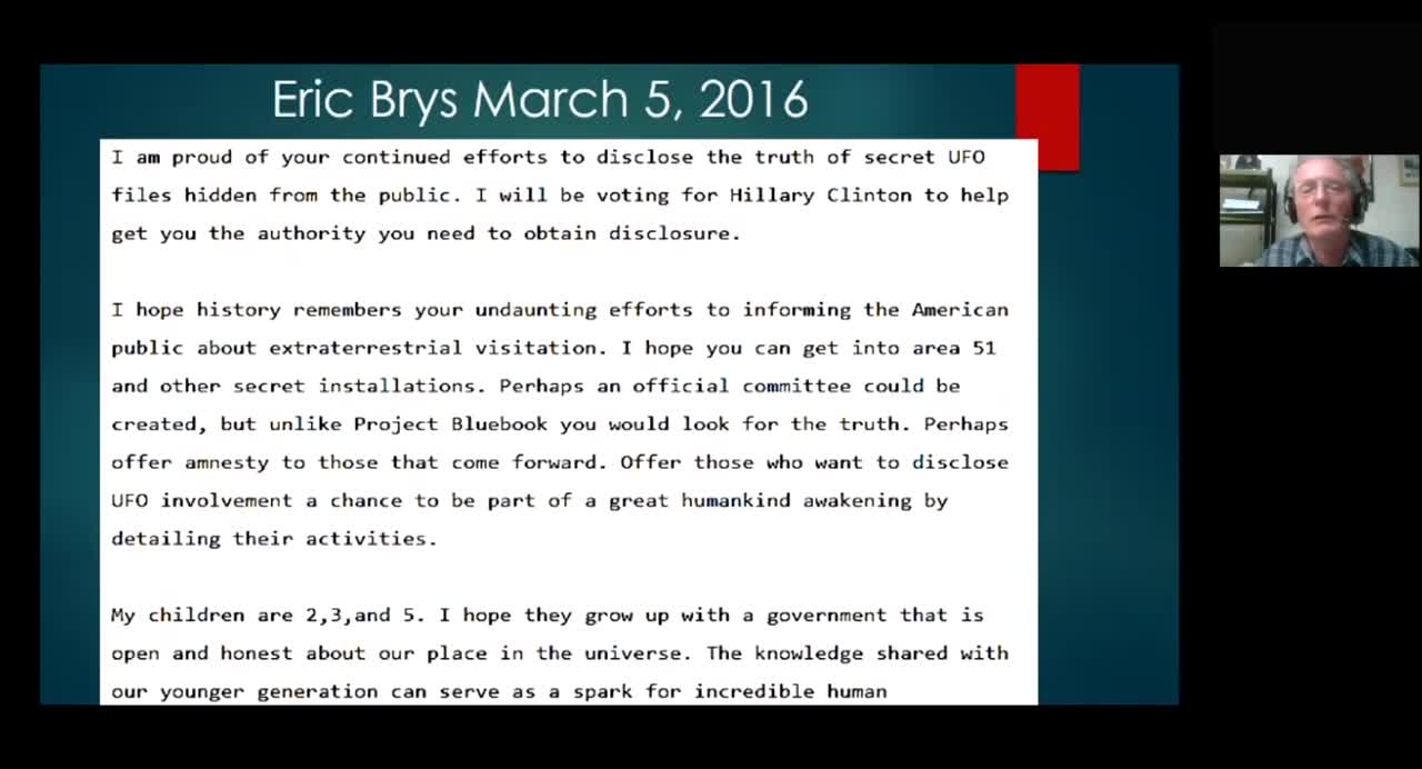 Wikileaks UFO Emails & Disclosure Webinar - Podesta or Clinton or Tom Delonge