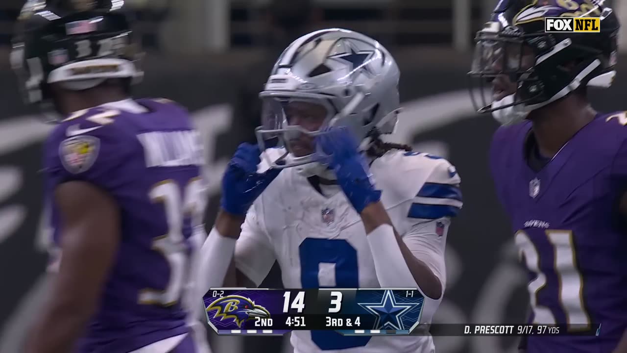 Baltimore Ravens vs. Dallas Cowboys | 2024 Week 3 Game Highlights