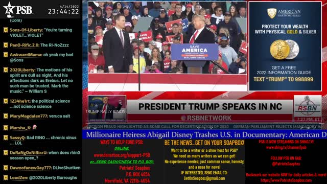 2022-04-14 22:00 EDT - The MAGA Mullet Show: with MagaSwaga