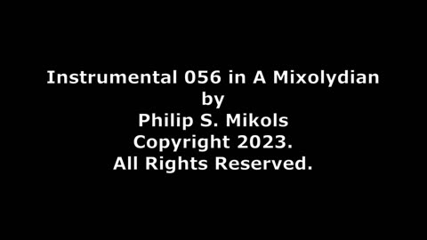 Instrumental 056 in A Mixolydian