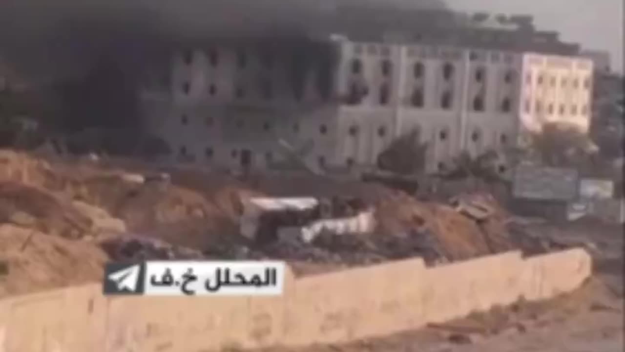 Israeli forces burned down the Indonesian hospital in northern Gaza