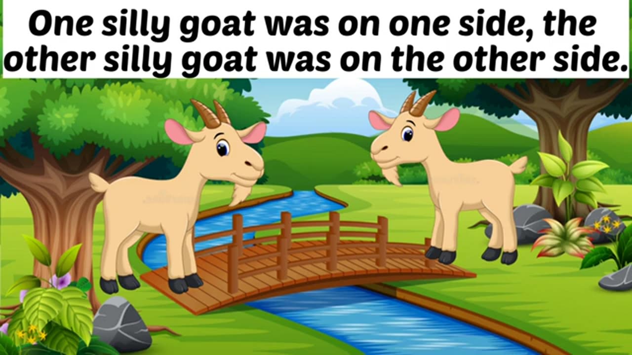 The Two silly Goats a short time story for little kids,