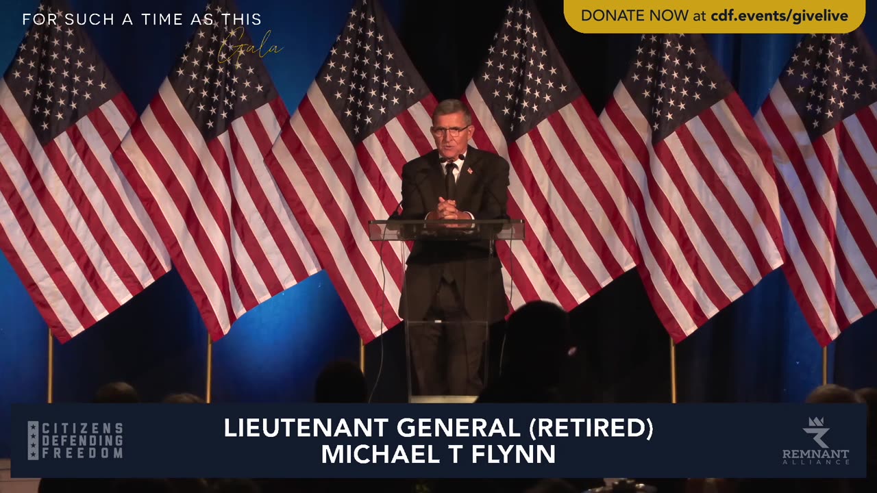 General Flynn Speaks at Faith and Freedom Gala