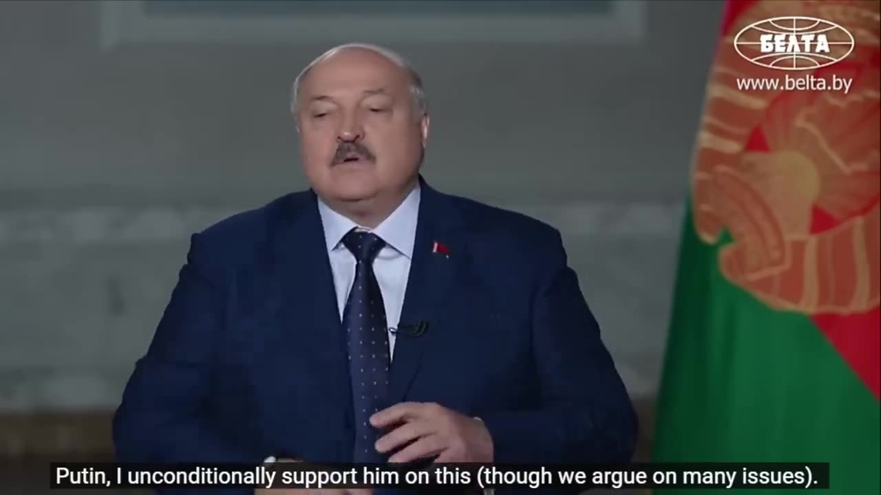 Belarus President Lukashenko: Zelensky sits in a Kiev bunker today