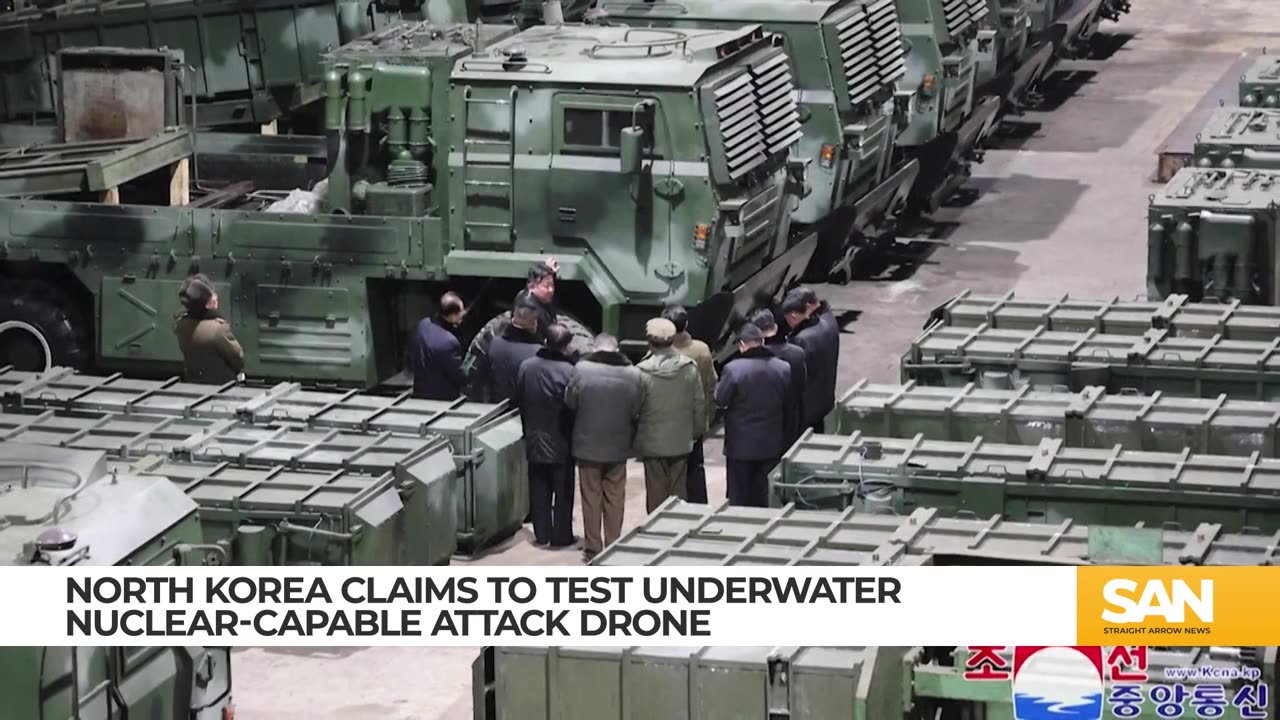 North Korea claims to test underwater nuclear-capable drone