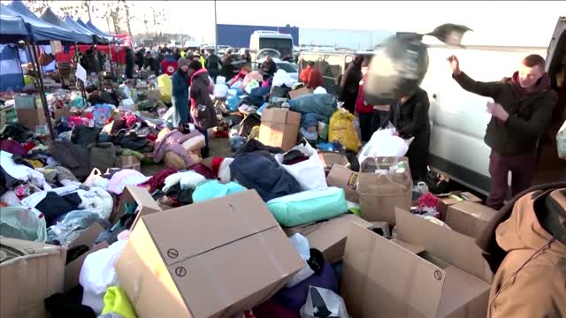 Refugee stood "all day and night" at Ukraine border